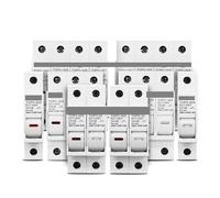 1PC 3P WITH LED 1100V DC Fuse Holder 10 * 38mm TOPV-32X MQXFCZUX(4P Without LED)