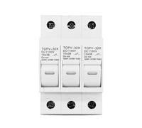 1pc 3P WITHOUT LED 1100V DC Fuse Holder 10 * 38mm High Voltage PV TOPV-32X EFDSVUHE