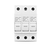1PC 3P WITHOUT LED 1100V DC Fuse Holder 10 * 38mm TOPV-32X CZMDKEXM