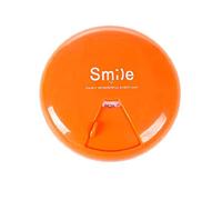 1PC 4 colores Estuche de píldoras Semanal Rotar 7 días Semanal Pastilla para tabletas Medicina Caja Soporte Pastillas Organizador Caja Pastillero Divisores, Naranja
