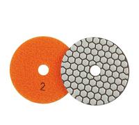 1pc 4 Inch Diamond Dry Polishing Pad 50-3000 Grit Sanding Disc for Polishing Marble Granite Glass Grinding Flexible Abrasive Tool(4inch,300Grit)