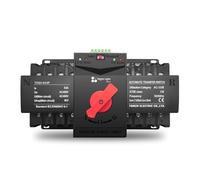 1PC 4P 63A 220V 230V 50/60Hz MCB type Dual Power Automatic transfer switch ATS 2 input 2 output night light series CZMDKEXM