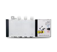 1pc 4P high-current 400A ATS PC Automatic Transfer Switch Electrical Selector Switches 400VAC Auto or Manual 2 input 1 output WERQKJXCZ