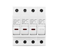1PC 4P WITH LED 1100V DC Fuse Holder 10 * 38mm TOPV-32X CZMDKEXM