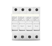 1pc 4P WITHOUT LED 1100V DC Fuse Holder 10 * 38mm High Voltage PV TOPV-32X CZMDKEXM