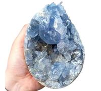 1pc 50-100g Crystal Quartz Blue Calcite Cluster Form Stones Aquarium Gemstone Stone