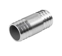 1PC 6 8 10 13 14 18 21 22 25mm Espiga de manguera recta de dos vías Conector de accesorios de tubería de acero inoxidable 304 Longitud 50mm55mm60mm65mm(38mm Barb 65mmLength)
