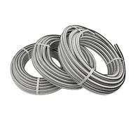 1pc 6 puntos 304 Tubo corrugado de acero inoxidable 1 metros de agua fría y fría Entrada y salida de agua retráctil Fuelle (Size : 6points 20mm thick)