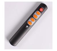 1pc 6 Teclas botón Grande Universal Aprender Control Remoto programable, Controlador infrarrojo IR for STB TV DVD DVB for Caja HiFi(6D Orange)
