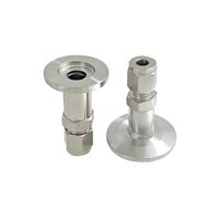 1PC 6mm Tube VCR Compression Union x KF50 Vacuum SUS304 Stainless Pipe Fitting HMCOCOOFM