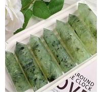 1pc 8-10cm Crystal Quartz Wand Point Stones Aquarium Crafts Making Ornaments Home Decor Gemstone Stone