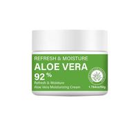 (1pc)92% Aloe Vera Refresh Cream Soft Smooth Silky Skin Natural Extract Moisturizing 50g