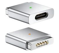 1PC Adaptador USB C a Magnético para Magsafe 2,PD 100W T-Head Tipo C a Magnético 2 Power Convertidor de Carga Quick Charging,Compatible con MacBook 15inch A1398/MC976/MD506/ME665/ME293/ME294 2012-2015