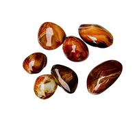 1pc Ágata natural de piedra de ágata de seda pulido mineral espécimen piedra pecera acuario decoraciones 5-6 cm (80-100 g)