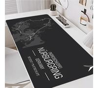 1pc Alfombrilla de Ratón Gaming Ultra Grande y Tapete de Escritorio - Diseño de Mapa de Pista, /North Loop - Superficie Antideslizante, Tapete de PC Resistente, Adecuado para PC, Oficina