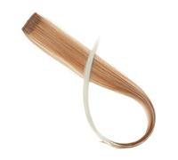 1pc All Long Straight Color Hair Piece Extensions Clip In Highlight Rainbow Streak Pink Synthetic Strands On Clips(22/613)