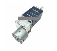 1pc ALPS RK27 100KAx4 Rotary Potentiometer With electronic starter 12Pin Half Shaft Without Detent Quad-unit