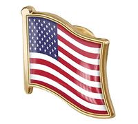 1pc American Flag Pin Badge Metal Sapa Pin Brooch EE.UU. Estados Unidos De Bandera Pin De Solapa Accesorio De Novedad