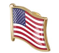 1pc American Flag Pin Badge Metal Solapa Pin Brooch Eeuu Estados Unidos Bandera Pin Pin Novelty Accesorio