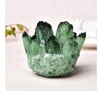 1pc Amethyst Cluster Crystal Quartz Stone Rough Crystals Home Decor (Color : Green, Size : 400-500g)