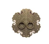 1PC Antique Thickened Brass Cabinet Handle Furniture Accessories Shoe Wardrobe Door Retro Home Decoration(Diameter150mm bronze)