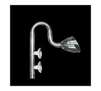 1pc Aquarium Skimmer Glass Lily Pipe Set - Inflow/Outflow for Fish Tank - Acrylic/Glass - Enhance Water Flow/Plant Growth(G-Outlet 17mm)