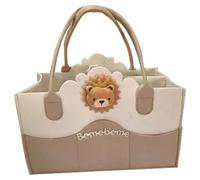 1pc Baby Caddy Organizador de espesor de dibujos animados Fe Sen Multifuncional Portable Baby Phand Caddy Guardery Bolsa de almacenamiento para mamá.