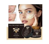 (1pc)Beef Tallow Cream 60g, Beef Tallow Skincare, Tallow Honey Balm Grass-Fed Beef Tallow Cream, Anti-Aging Beef Tallow Moisturiser for Face & Body