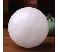 1pc Big White Ball Fengshui Crystal Selenite Stone for Decor Beautiful Crystal Ornament,White Crystal ball-11cm