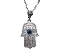 1PC Blue Glass 30mm Pendants Necklace For Women Men TurkeyLucky Necklace Choker Jewelry Accessories,2