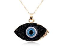 1PC Blue Glass 30mm Pendants Necklace For Women Men TurkeyLucky Necklace Choker Jewelry Accessories,green