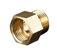1pc Brass Fitting F/M M10 M12 M14 M16 M18 M20 M22 Female To Male Thread Brass Pipe Connectors Copper Coupler Adapter Threaded Joint(M14X1.5-M18X1.5)