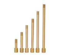 1pc Brass M14x1.5 Female-M14x1.5 Male Long 50mm Hexagonal Extend Joint Copper Fittings