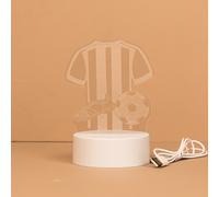 1pc Camiseta de fútbol luminosa creativa, luz nocturna, lámpara de mesa creativa, dormitorio, , sala de estudio, lámpara decorativa, lámpara de escritorio, lámpara de mesa decorativa