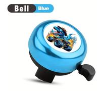 1pc Campana de Dinosaurio para Bicicletas y Patinetas - y Duradera con Anillo de Dino, Accesorio para Bicicletas de , BMX, Scooters (Multicolor)