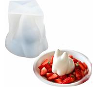 1PC Cat silicone milk jelly mold DIY pudding mold ice cube mould DIY Tool for cake Mousse chocolate candy mold Mold Crayons Cupcake Topper