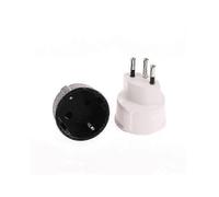 1Pc Conector de Europa Francia a Suiza Adaptador de viaje Enchufe de 3 pines 10A 250V Enchufe de corriente de EU a Suiza Enchufe eléctrico