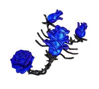1pc Corsage Dress Gothic Vintage Brooches Scorpion Brooch Caps for Women Rose Pin Men Decor Red Accessories Alloy Personality