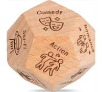 1PC Date Night Decision Dice For Couples, Anniversary Date Night Gifts For Couples, Fun Dice,Wooden Night Couples Dating Dating Decision (C)