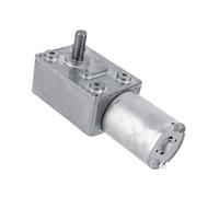 1pc Dc12v Reversible High Torque Geared Motor, Vertical Output Shaft Reduction Motor Adjustable Speed 5-62 Rpm Shaft Self Locking Electric Motor for Door Miniature Winch (5RPM) (6RPM)