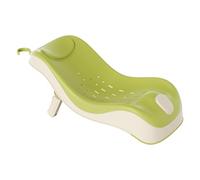 1pc de baño de lavabo de bebé, altura ajustable soporte ergonómico para el baño con recordatorio y orificio de drenaje, bañera de infante portátil plegable con gancho para viajar en el hogar, ver