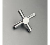1pc de grifo en cruz, aleación de , rueda manual, universal para grifo de agua fría y caliente para reemplazo de grifo de cocina y baño con tornillos