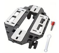 1pc de Madera para Bisagras de Puerta Instalación Cerradura Muebles de Madera Guía de Taladro Herramientas de Perforación Localizador de Bisagras Ranurado