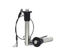 1pc de pasador de bloqueo de bola con resorte de diámetro 4mm/5mm, pasador de seguridad de liberación rápida de acero inoxidable con cordón anti-pérdida utilizado para altavoces line array, 4x35mm