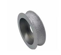 1PC Dia 75mm Semicircle Brazing Round Wheel Diamond Edge Profile Grinding Wheel Semi-Circular Edge Glass Pottery Grinding(1PCS-15mm)