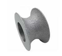 1PC Dia 75mm Semicircle Brazing Round Wheel Diamond Edge Profile Grinding Wheel Semi-Circular Edge Glass Pottery Grinding(1PCS-30mm)