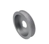 1PC Dia 75mm Semicircle Brazing Round Wheel Diamond Edge Profile Grinding Wheel Semi-Circular Edge Glass Pottery Grinding(1PCS-10mm)