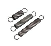 1pc diámetro de alambre de 3 mm resortes de tensión de acero de 65Mn, muelles de tracción, diámetro exterior de 30 mm, longitud total de 300mm, 3.0x30x300mm