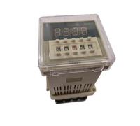 1PC Digital display time relay DC12V DH48S DH48S-1Z delay timery 0.01S-99H99M 8PIN with base VOGGWBMQ