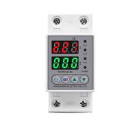 1pc Din Rail 230V Adjustable Over and Under Voltage Protective Device Protector Relay 63A L N MQXFCZUX